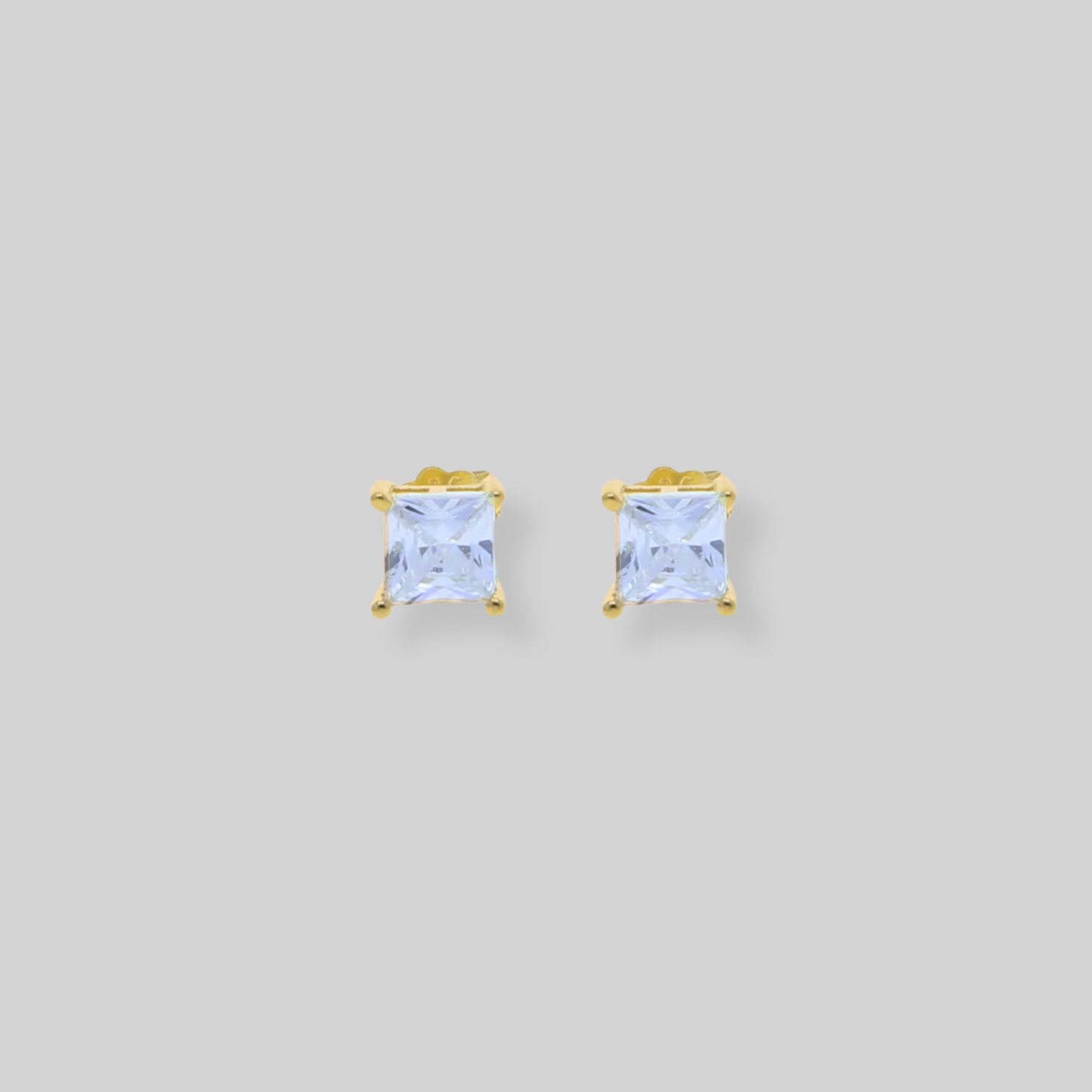 Square Glam Studs