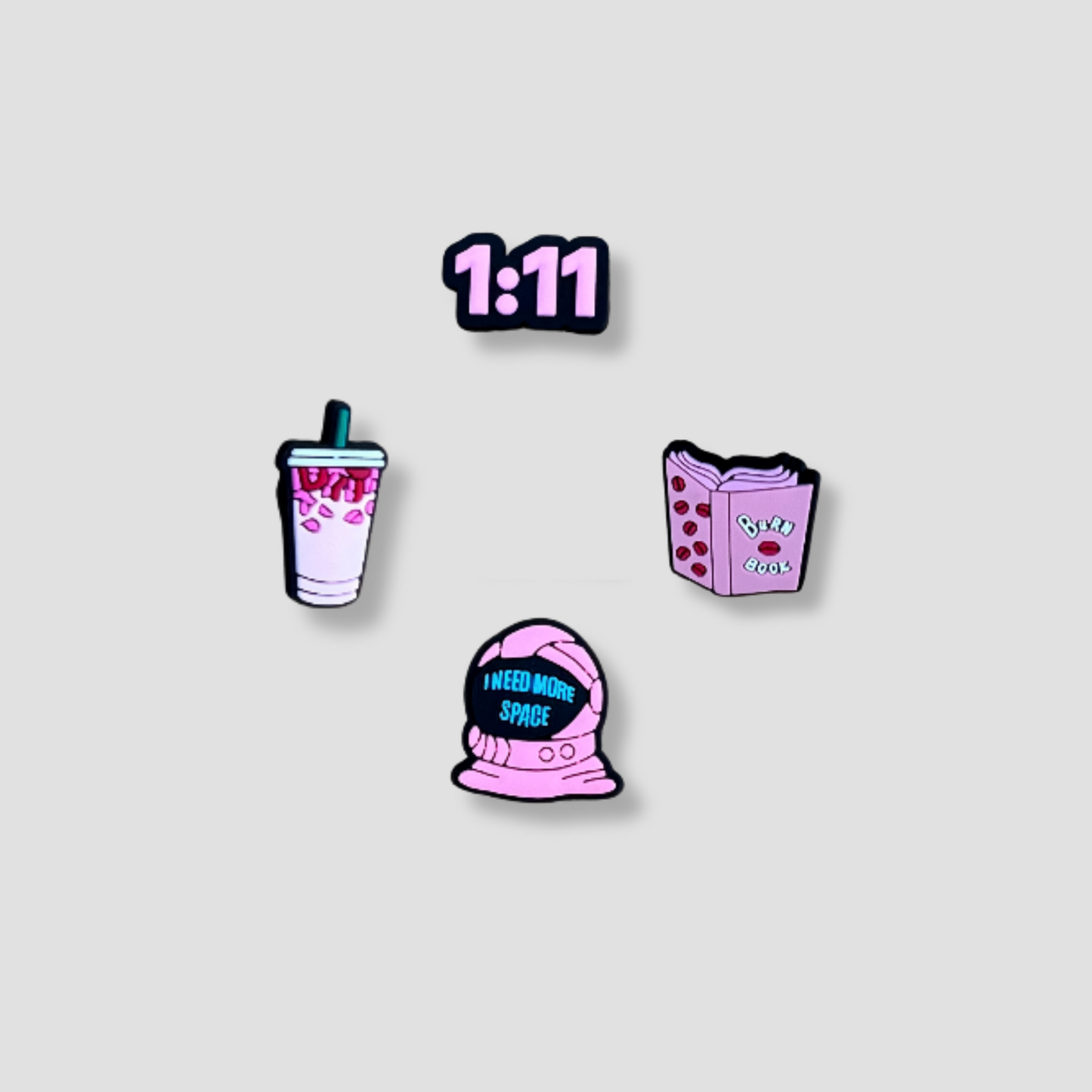 Pink Party Charms