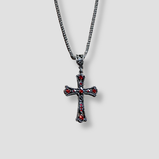 Gothic Ruby Cross