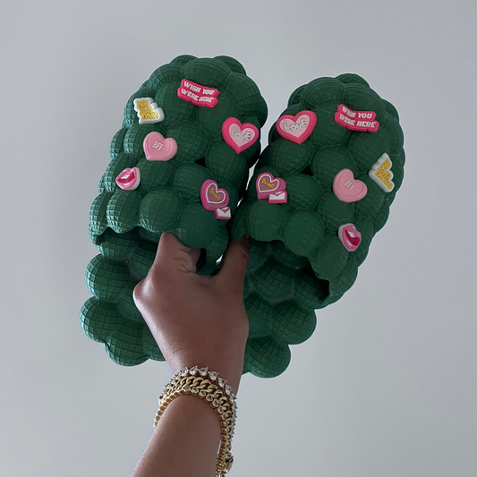 Bubble Slippers Green