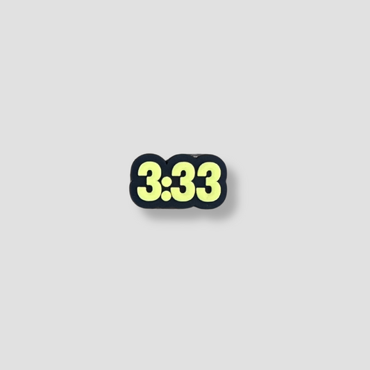 3:33 shoe charm